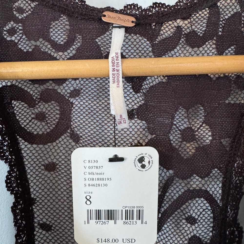 Free People Black Lace Maxi Dress - Picture 2 of 4